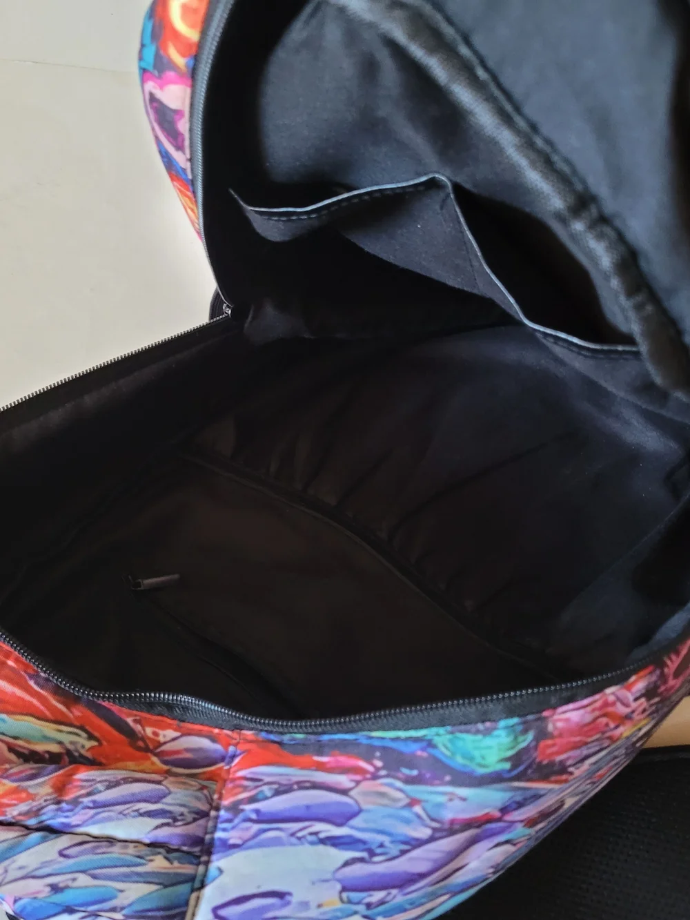 Van Gogh Grateful Dead Dancing Bears Print Backpack - Unbranded